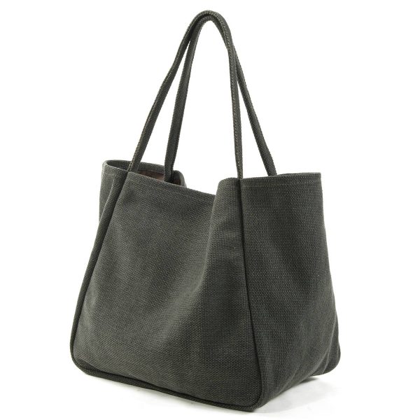 Jute Foldable Tote Bag for women
