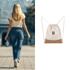 Eco-Friendly Large Capacity Straps Cork Drawstring Backpack