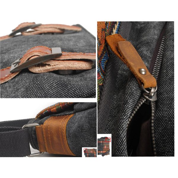 Canvas Messenger Bag for Women