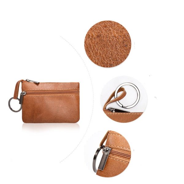 Genuine Leather Coin Wallet