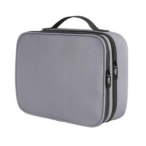 Travel Electronic Storage Bag with Adjustable Divider