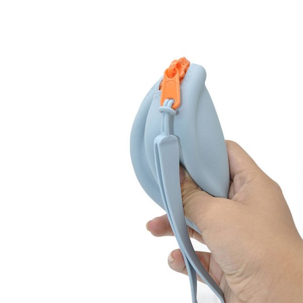 Silicone Gel Round Mini Storage Wallet