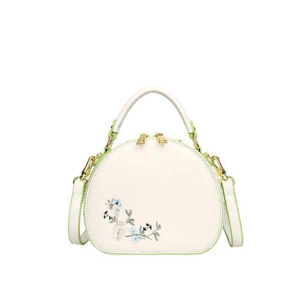 PU Embroidered Fashion Handbag Crossbody Bag