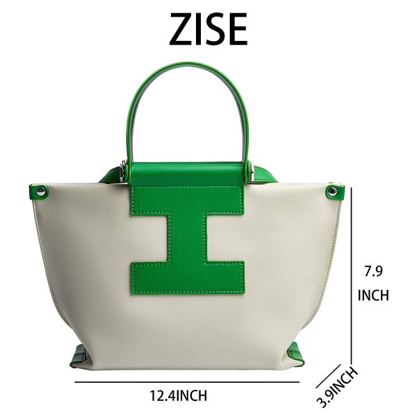 Genuine Leather Large capacity shoulder tote bag