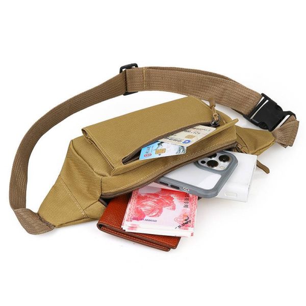 Oxford Cloth Mobile Phone Sports Waist Bag Fanny Pack