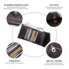 Genuine Leather RFID Magnetic Multiple positions Wallet
