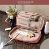 PU Leather Double Layer Cosmetic Bag