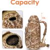 Aluminum Alloy Bracket Travel Backpack Tactical Bag