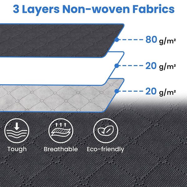 6 Pack Clothes/Blanket Foldable Storage Bags Box