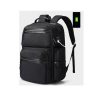 Business Travel Polyester Backpack With Usb Charging Port