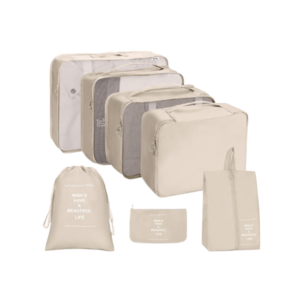 7 PCS Travel Clothes Storage Bag Set