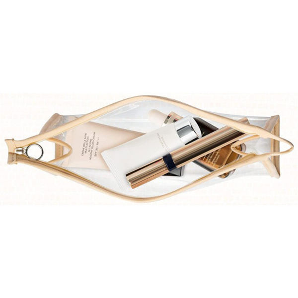 Small Straw Clear Makeup Bags
