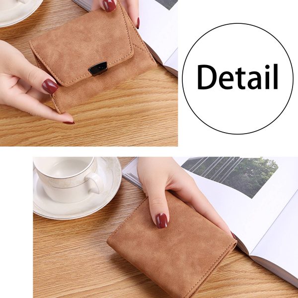 PU Cute matte multi-purpose wallet