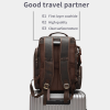Vintage Genuine Leather Laptop Backpack