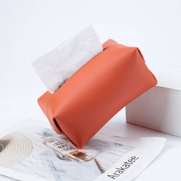Leather Simple Paper Box