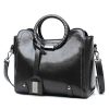 PU woven tote bag handbag for women With a round bracelet