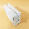 Canvas Cosmetic Bag Zipper Pouch Stand Up Design