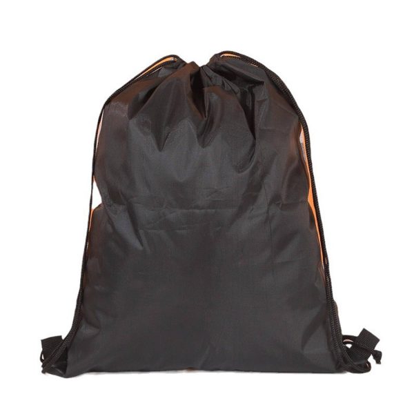 Linen Oxford Cloth Outdoor Splicing Drawstring Backpack
