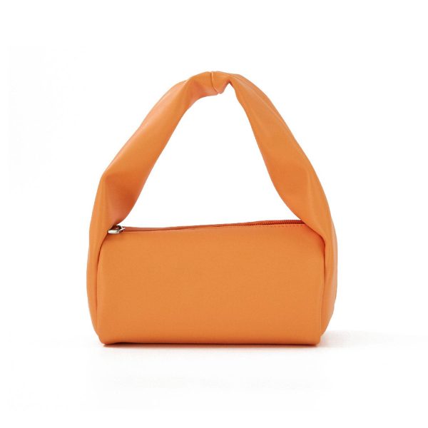 PU candy colored hand makeup bag