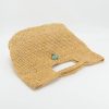 Straw Woven Beach Tote Bag