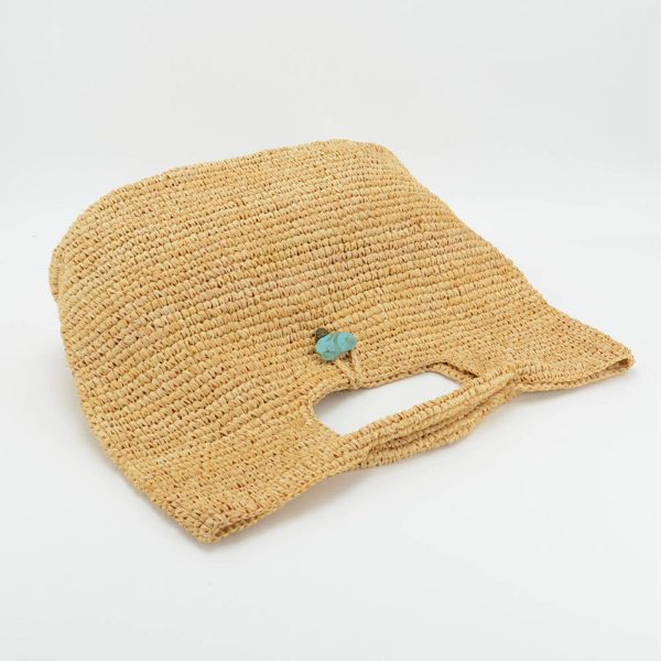 Straw Woven Beach Tote Bag