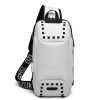 Oxford Men Sling Backpack Anti Theft Crossbody Shoulder Bag