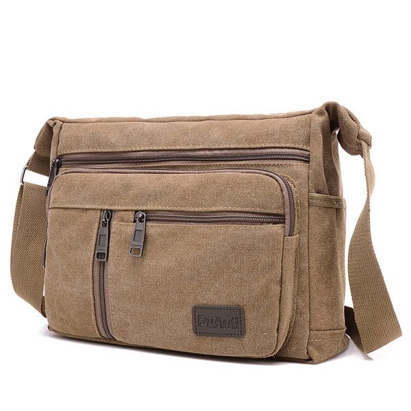 Multi layer canvas bag
