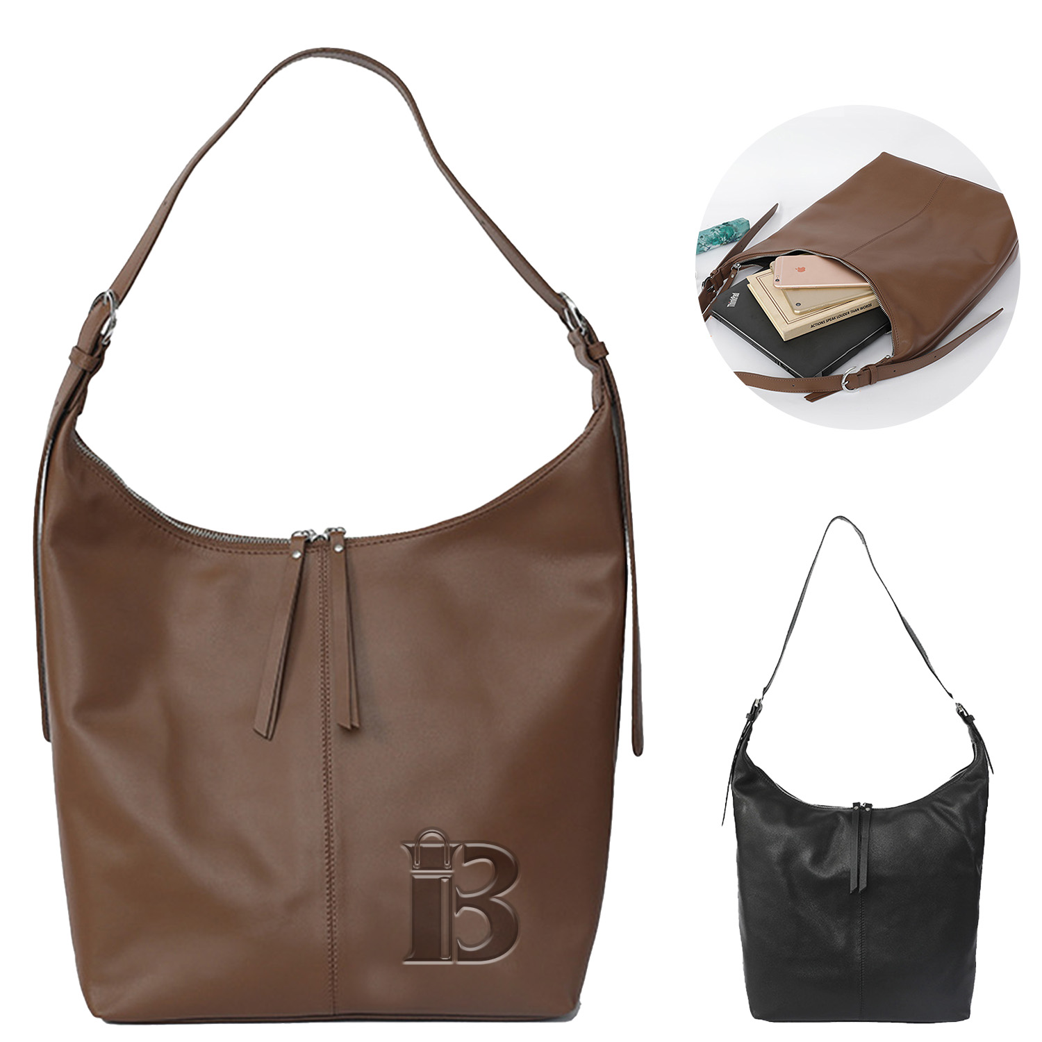 Genuine Leather Bucket Bags