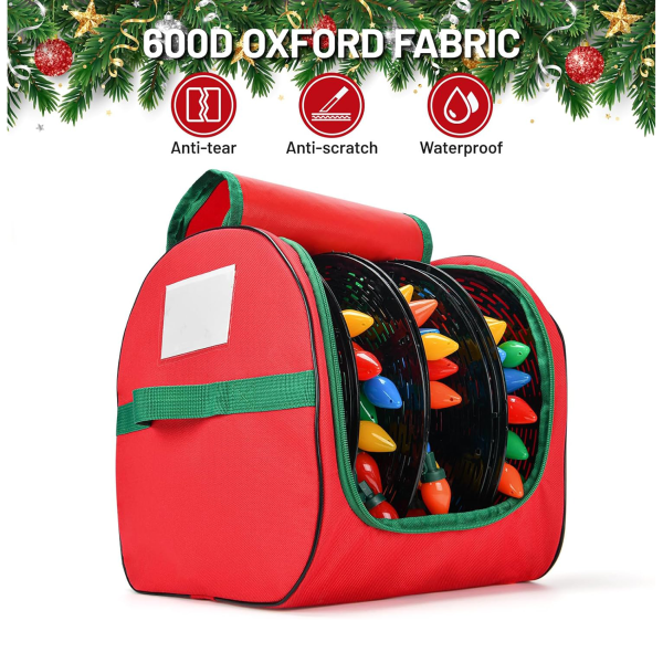 Oxford Christmas Light Storage Bag Set