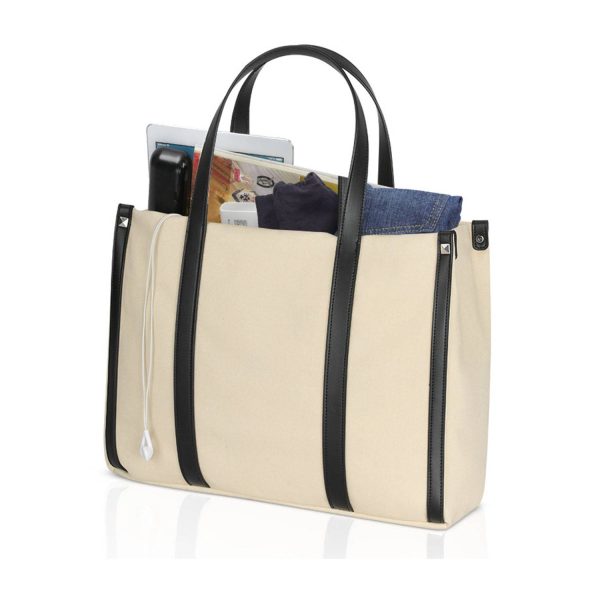 Large capacity canvas tote bag
