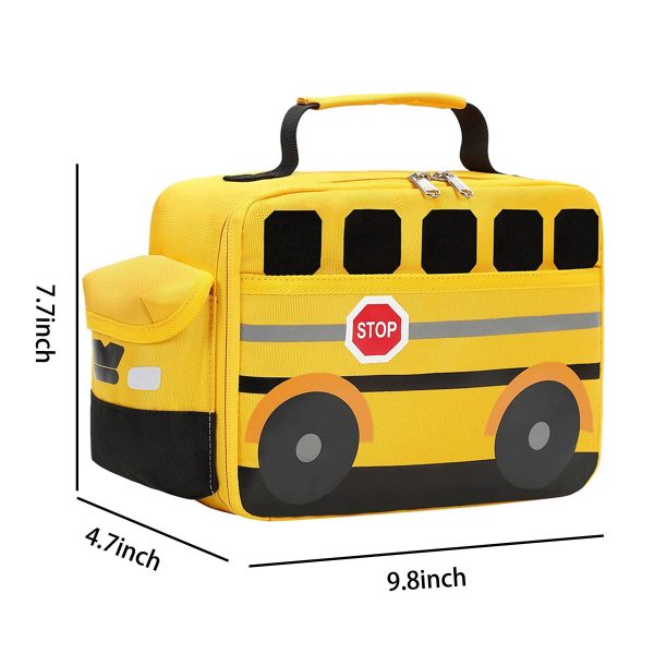 Oxford Yellow School Bus Lunch Bag