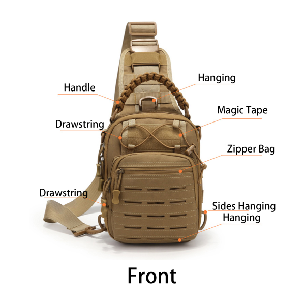 Multifunction Tactical Sling Chest Bag Pack