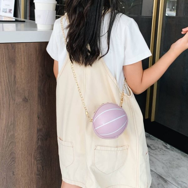 Children's Mini Fashion Chain Crossbody Basketball Bag