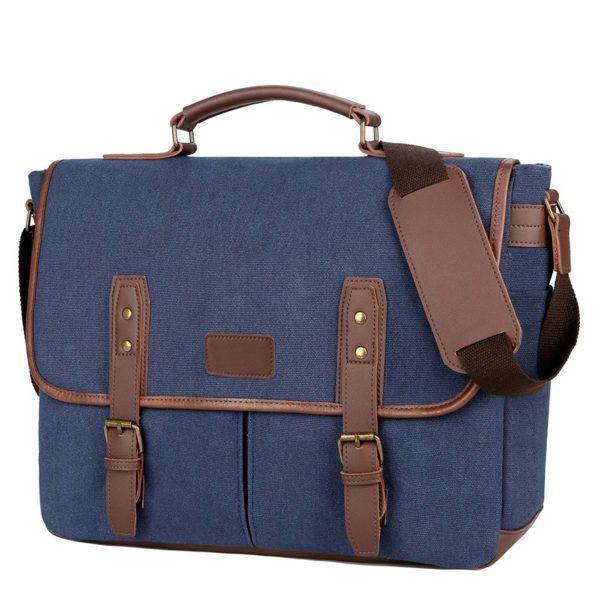 Cavas Vintage Men Briefcases Laptop Messenger Bag