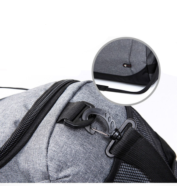 Canvas Big Crossbody Bag Large Capacity Travel Tote