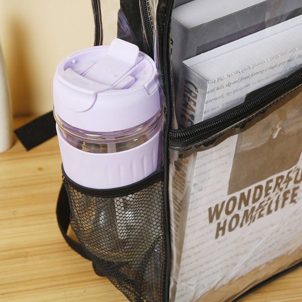 Large Capacity Waterproof Travel PVC Transparent Backpack