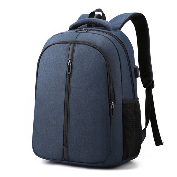 Nylon Laptop Backpack Bag With Charging Port