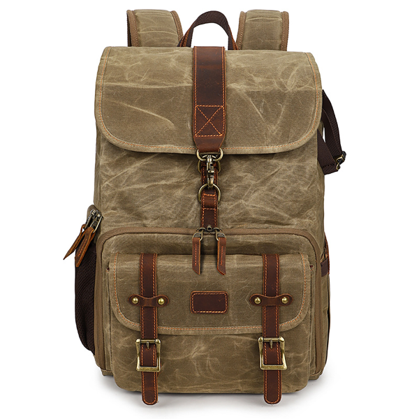 Canvas Waterproof Camera Backpack