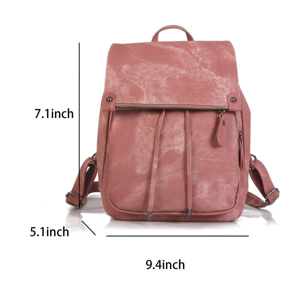 PU Leather Backpack Purse for Women