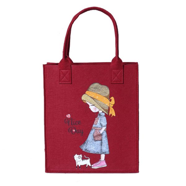 Felt Shopping Tote Bag