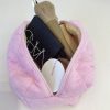 Dacron High-looking plush makeup toiletry bag