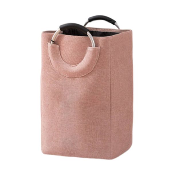 Laundry bag with round handles