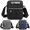Mini Canvas Portable mobile phone coin Crossbody Bag for Men