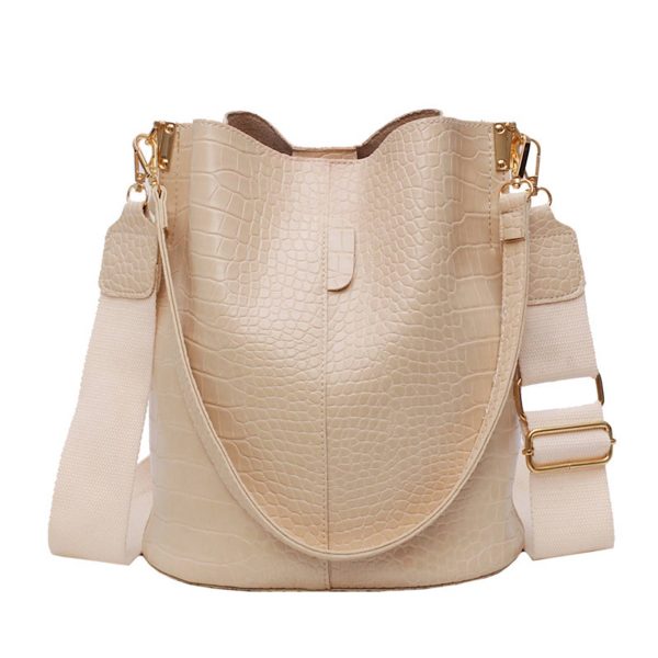 PU Bucket Bag And Crossbody Shoulder Handbags