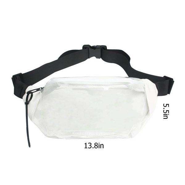PVC transparent waterproof chest bag