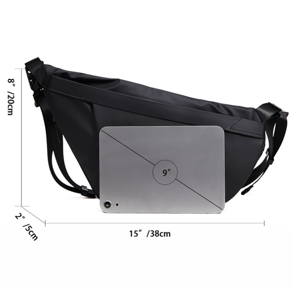 Water Resistant Sling Crossbody Backpack