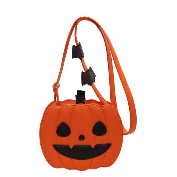 Whimsical Halloween Pumpkin Crossbody Bag