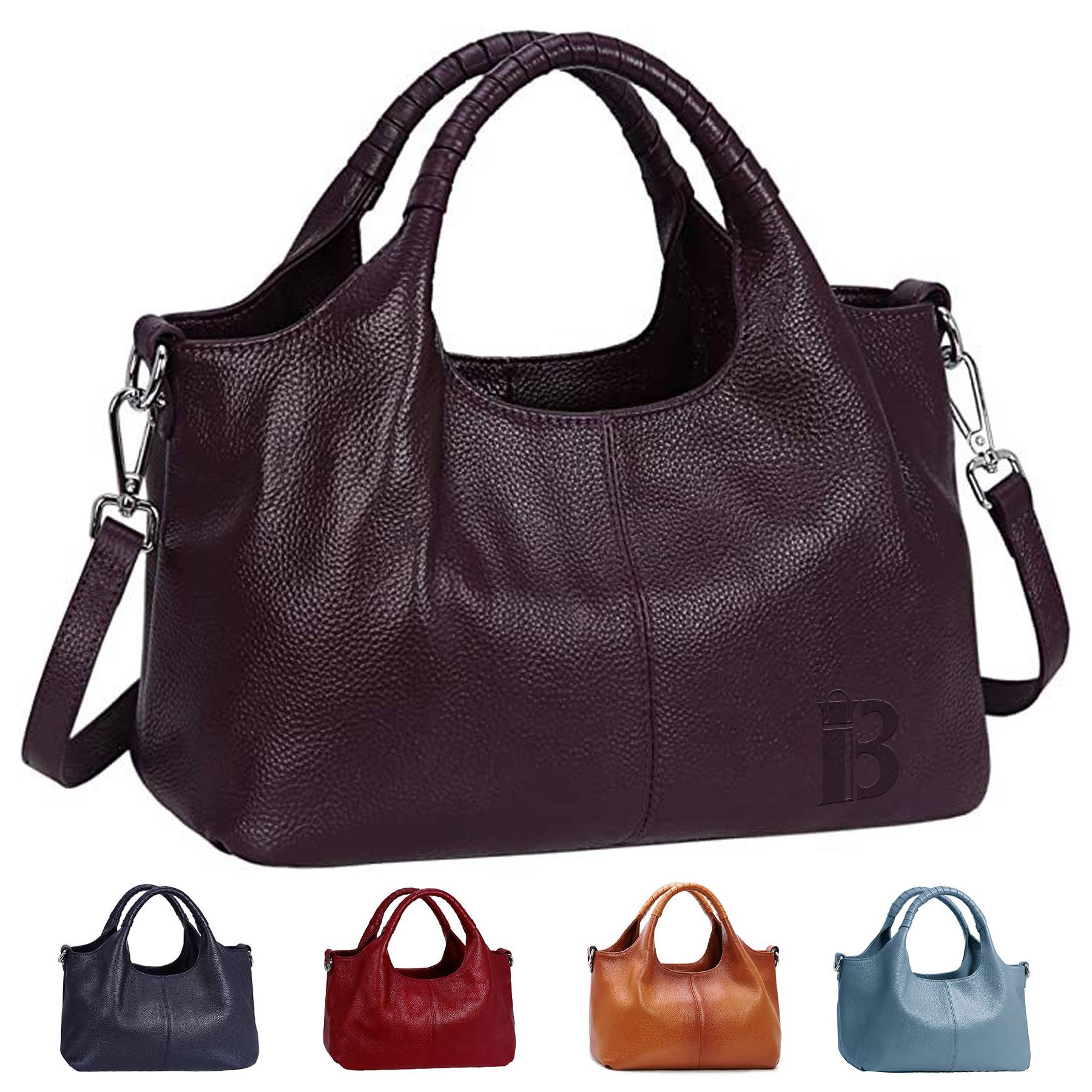 Genuine Leather Handbags Shoulder Crossbody Bag for Women