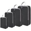 4-Piece Set of Packing Cubes Compression Bags