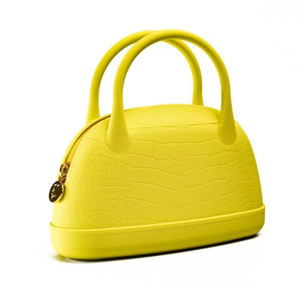 Crocodile pattern silicone handbag